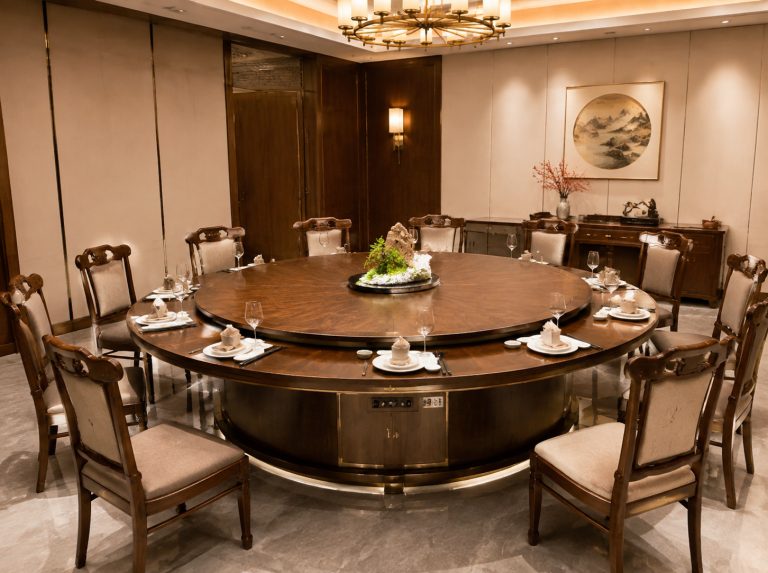 赤水电动餐桌与宴会大圆桌